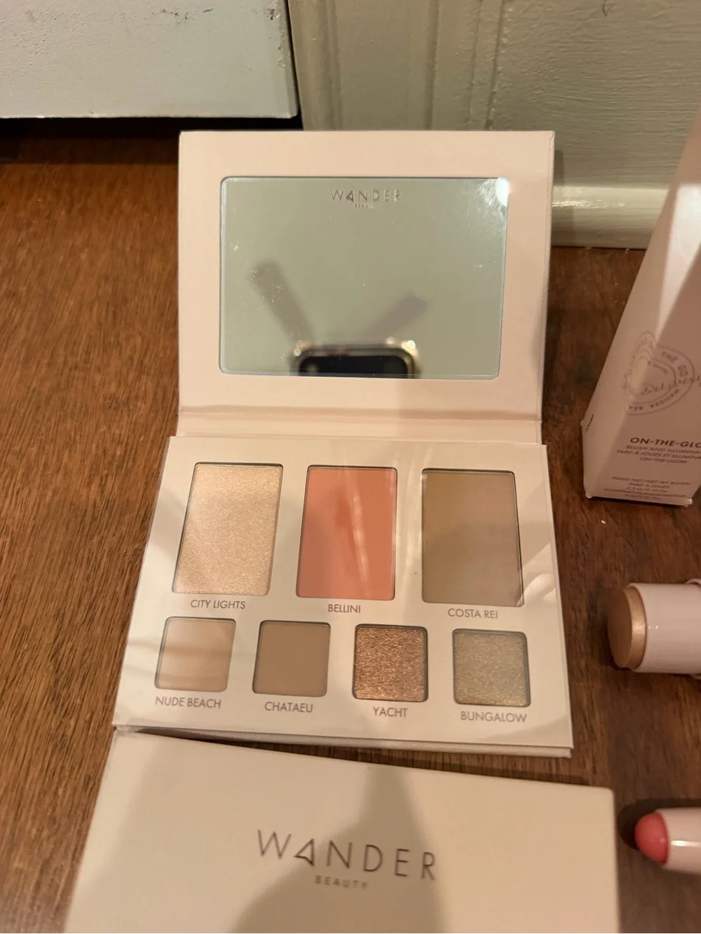 Wander Beauty Sunkissed Face Palette & Blush Stick Duo and lippy